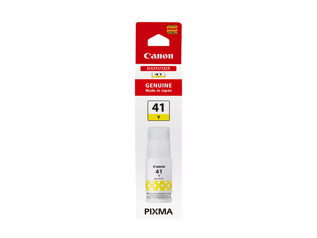 Canon GI-41Y Ink Bottle - Yellow in Qatar Canon GI-41Y Ink Bottle - Yellow in Qatar